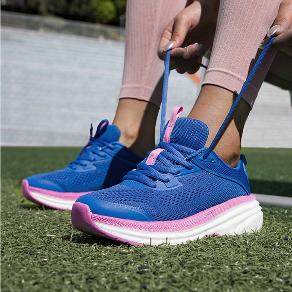 [FlexLife] Women's Lightweight Mesh Running Shoes - BLUE - 6
